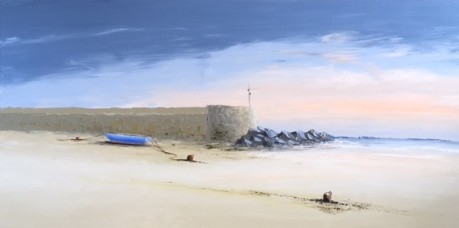BLUE BOAT HARBOUR NEAR DINARD BRITTANY REF 13 19 100X50